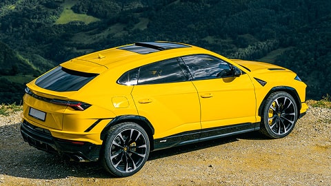 Yellow Lamborghini Urus 3